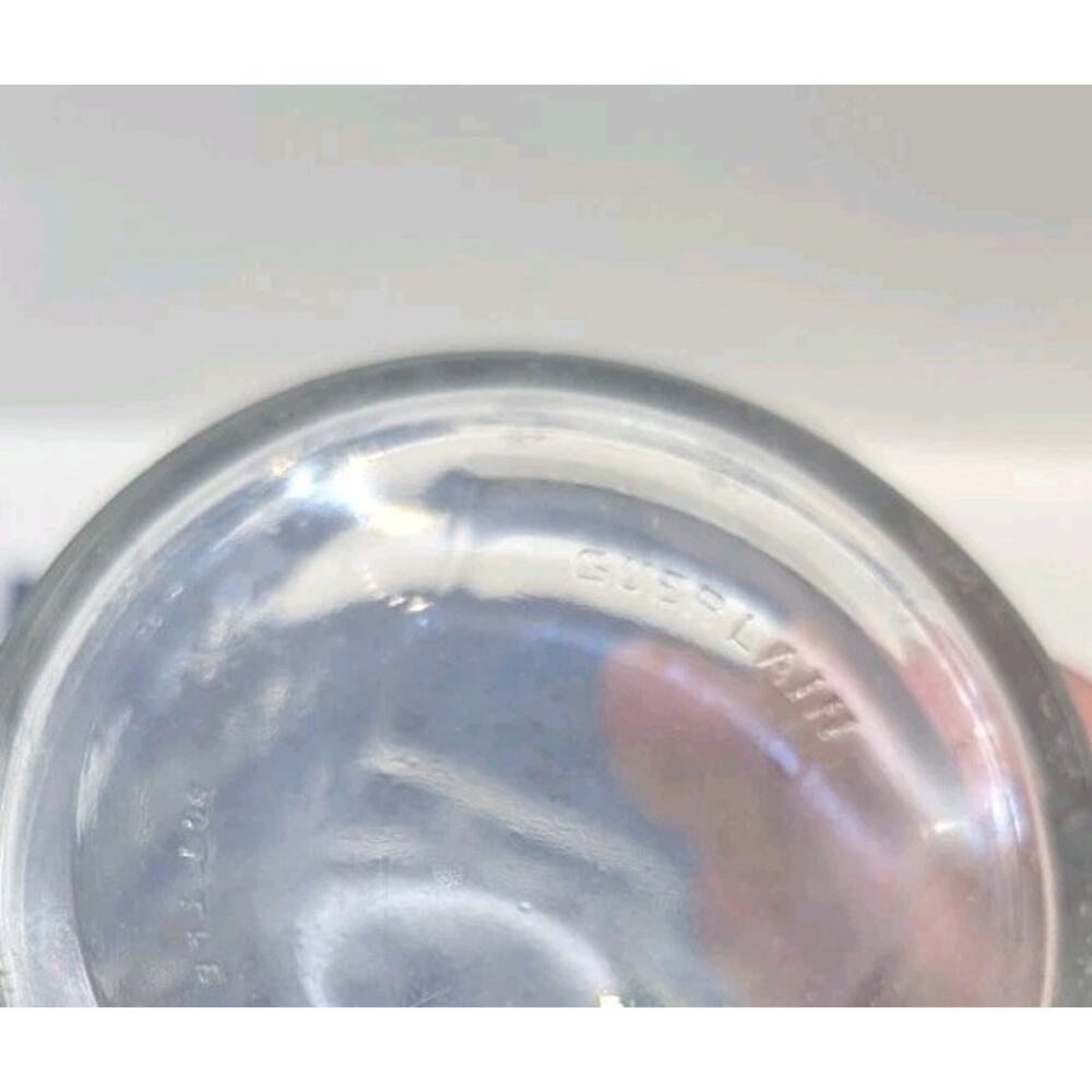Vintage Guerlain Bee Embossed Glass Empty Perfume Bottle | France 1960s 6.5” - Picture 7 of 9